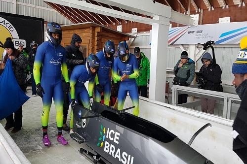 Além do trenó 4-man, Brasil conquistou vaga inédita no 2-man masculino / Foto: Divulgação CBDG